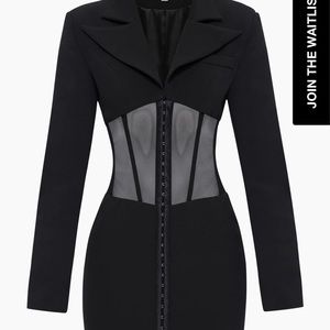 Heiress Beverly Hills corset blazer dress